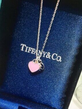 Tiffany & Co. Pink Heart Necklace